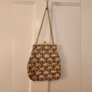 💐Vintage Floral Checkered Purse💐